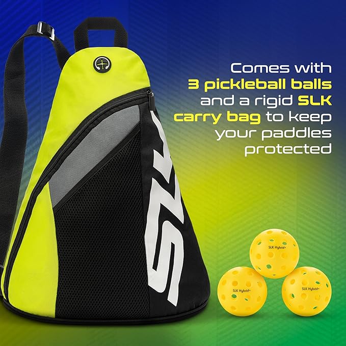 Selkirk Sport SLK Pickleball Paddles Set of 2 | Designed in The USA | Choose The SLK Neo Graphite, SLK Neo Fiberglass Pickleball Set or SLK Atlas Pickleball Bundle