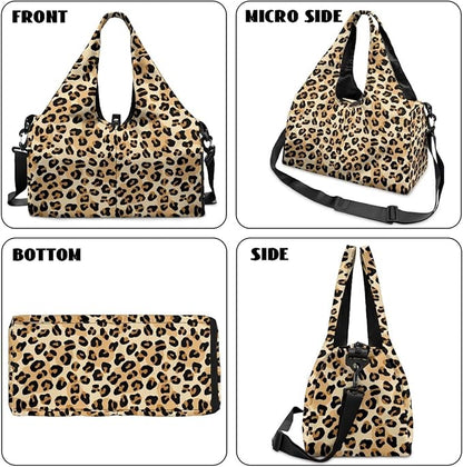 Yoga Mat Bag for Women Men Large Carryall Tote with Adjustable Shoulder Strap for Gym Yoga Travel Pilates Office
