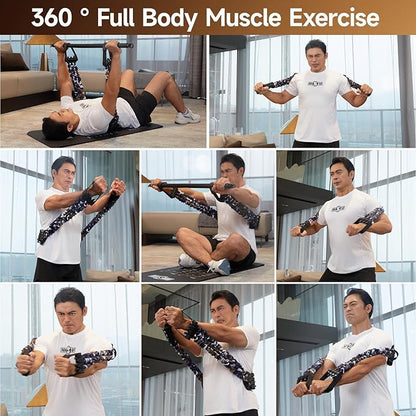 Innstar Multi-Function Resistance Bands for Working Out, Push Up Exercise Bands Resistance Bands Set for Bench Press Gym Equipment, Home Workout, Travel Portable