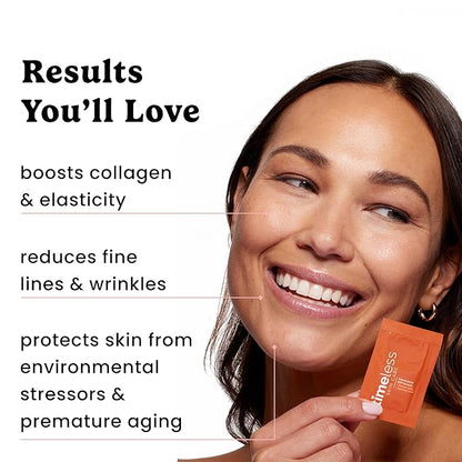 Timeless Skin Care Coenzyme Q10 Serum - Skin Care Serum for Smoothing - Fragrance-Free - Coenzyme Q10 - with Hyaluronic Acid - Pouches