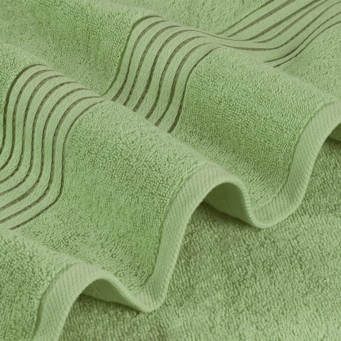 Utopia Towels 4 Pack Bath Towels Set, (27 x 54 Inches) 100% Ring Spun Cotton, Quick Dry, Highly Absorbent, Soft Feel Towels, Perfect for Daily Use (Sage Green)