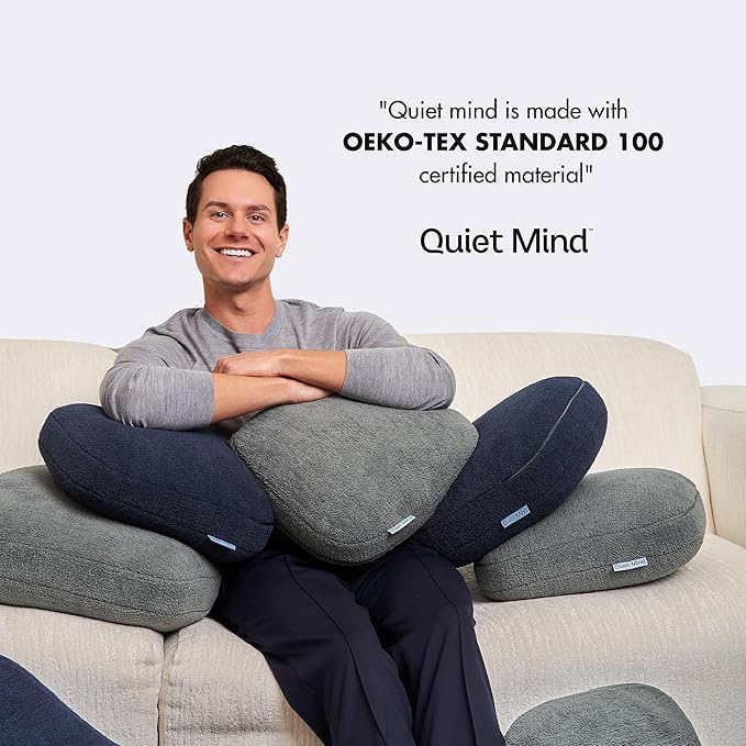 Quiet Mind 1.5 lb Weighted Stress Squeeze Ball – Lavender Scented Soft Squishy Fidget Gadget for Adults –Help Relieve Stress, Anxiety, Tension-Promotes Focus, Clarity - Sensory Ball for Home or Office