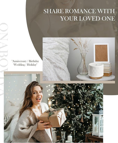 Essential Oil Diffuser, 280ml Aromatherapy Diffuser Ultrasonic Cool Mist Diffuser with Auto Shut-Off,Ceramic Diffuser for Home Office SPA Yoga