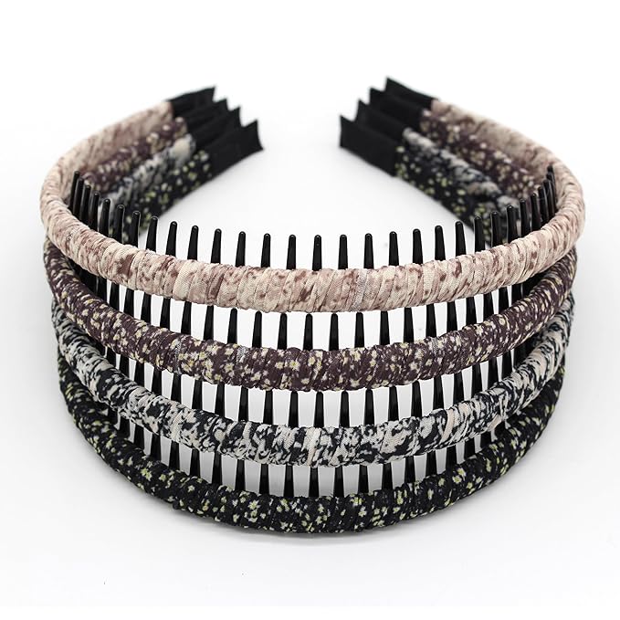 fashion hair accessories for women non slip headband for women Suitable Daily Use,Spa,Parties and Yoga(pack of 4)