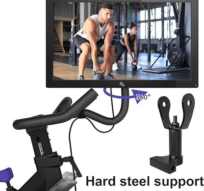 360° Pivot for Peloton Bikes Screen Accessories, Peloton Screen Swivel Mount, Peloton Swivel Screen Attachment, Easily Adjust and Rotate Movement Monitor Adjuster, Black