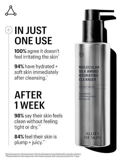 Allies of Skin Molecular Silk Amino Hydrating Cleanser Jumbo