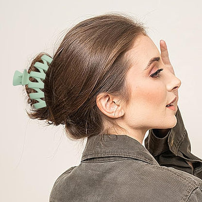 8PCS Hair Clips for Women, Flower Claw Clips for Thick Hair, Non-Slip Hair Accessories with Multi-Styles, Colorful Hair Claw Clips and Variety Pack, Ideal for Girls