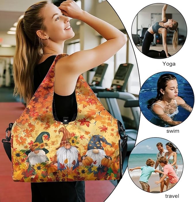 Yoga Mat Bag for Women Men Large Carryall Tote with Adjustable Shoulder Strap for Gym Yoga Travel Pilates Office
