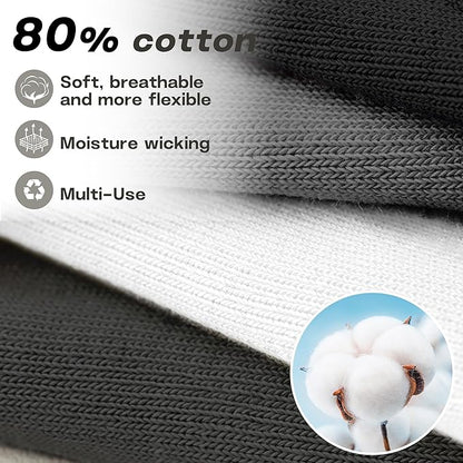 unenow 5 Pairs Pilates Socks for Women Non Slip Socks with Grips for Yoga Hospital Barre Barefoot