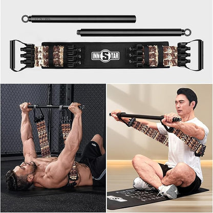 Innstar Multi-Function Resistance Bands for Working Out, Push Up Exercise Bands Resistance Bands Set for Bench Press Gym Equipment, Home Workout, Travel Portable