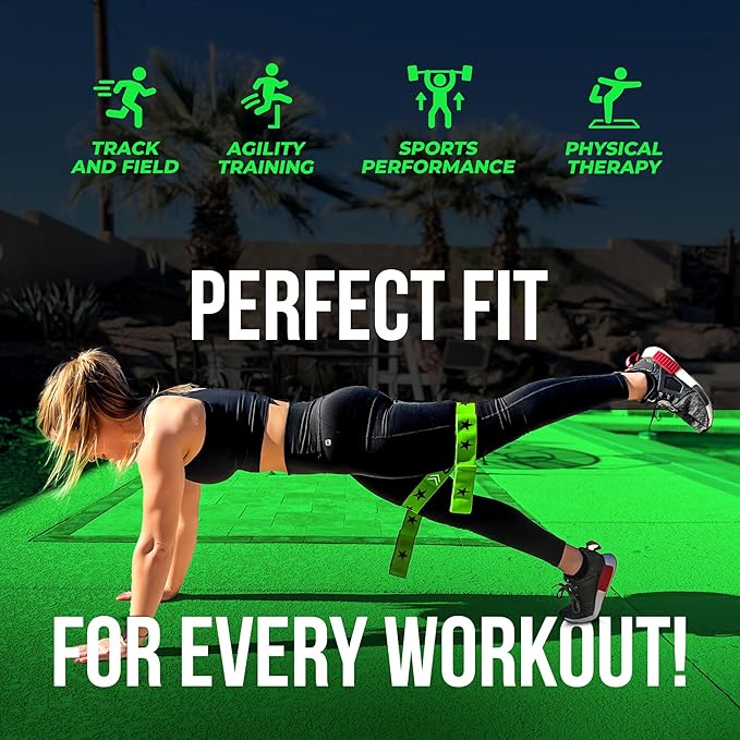 Two8 Bands Multi Loop Resistance Band for Working Out - Home Gym Loop Resistance Bands for Women & Men, Athletic Rehab Equipment Workout Loops, Sports Fitness Gear