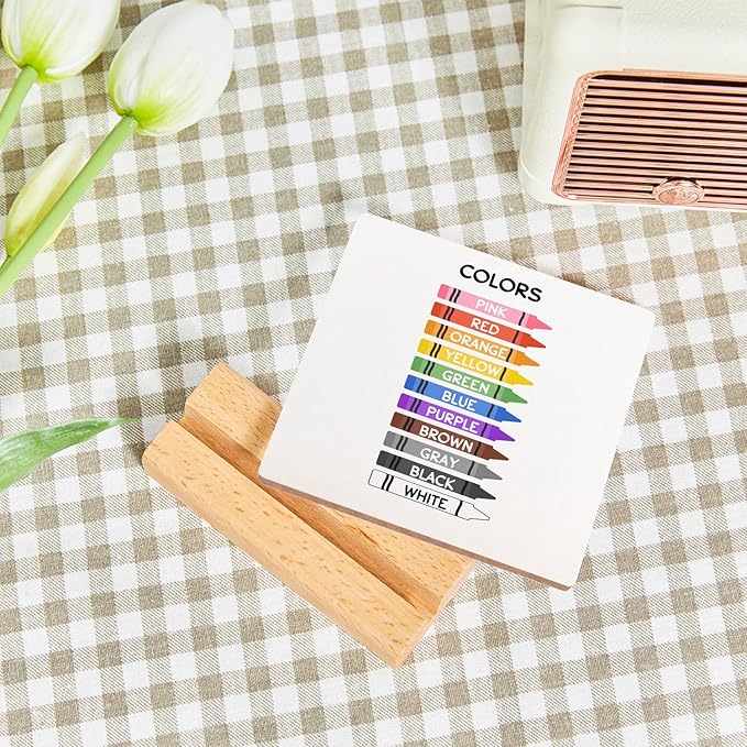 Mental Health Inspirational Gift, Colorful Change Negative Thoughts Sign, Colorful Positive Affirmations Wooden Sign Wooden Stand, Mental Health Gift for Psychologist School Counselor Student Boy Girl