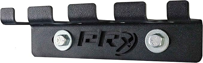 PRx Performance 3x3 Squat Rack Mounted Barbell Storage - 1 or 4 Bar Hanger (4 Bar Storage)