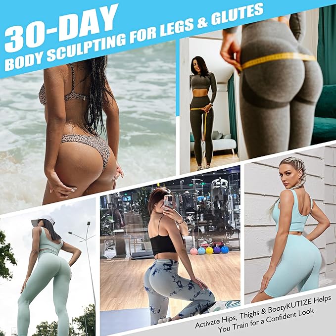 Ankle Resistance Bands with Cuffs for Women & Men - 3-Level Adjustable Leg & Glute Workout Equipment, Portable Home Gym Exercise Bands for Kickbacks, Hip Thrusts, Yoga, Strength Training