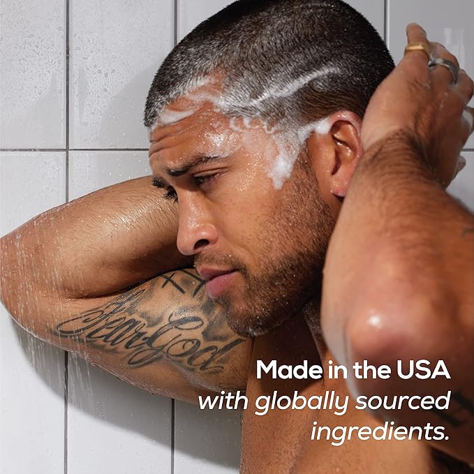 MARLOWE. No.172 Classic Mens Shampoo, Clarifies, Invigorates and Refreshes Hair with Moisturizing Argan Oil & Coconut Oil, All Hair Types, Paraben & Phthalate Free, 8 Fl Oz