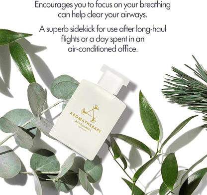 Aromatherapy Associates Support Breathe Bath and Shower Oil, Natural Body Oil to Clear Mind, Body and Spirit, Hydrating Body Oil Made with 3 Essential Oils (1.86 oz)