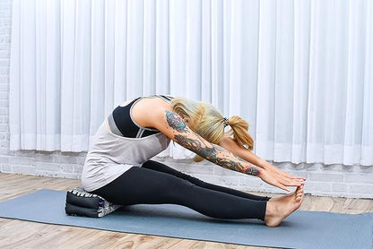 Leewadee Yoga Block – Floor Cushion for Yoga Practice, Meditation Seat Cushion for Workouts Filled with Kapok