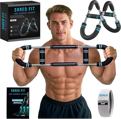 Twister Arm Trainer – Adjustable Forearm Strengthener – Exercise Equipment for Men & Women – Chest Workout Equipment – Portable Spring Resistance – Home Workout Suspension Trainer – 40-90lb