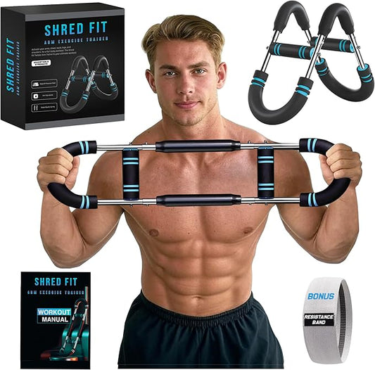 Twister Arm Trainer – Adjustable Forearm Strengthener – Exercise Equipment for Men & Women – Chest Workout Equipment – Portable Spring Resistance – Home Workout Suspension Trainer – 40-90lb