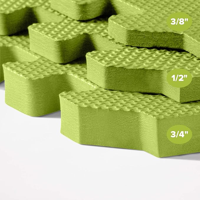 We Sell Mats 3/8 Inch Thick Multipurpose Exercise Floor Mat