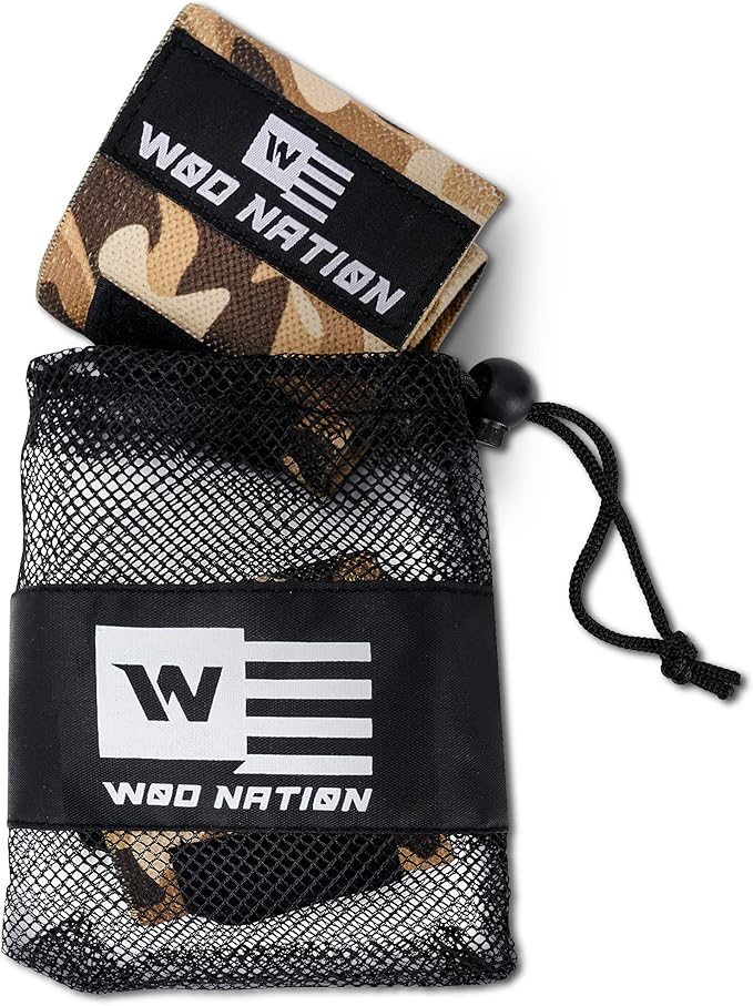 WOD Nation Wrist Wraps for Weightlifting & Strength Training – Professional Gym Straps w/Thumb Loop for Men & Women