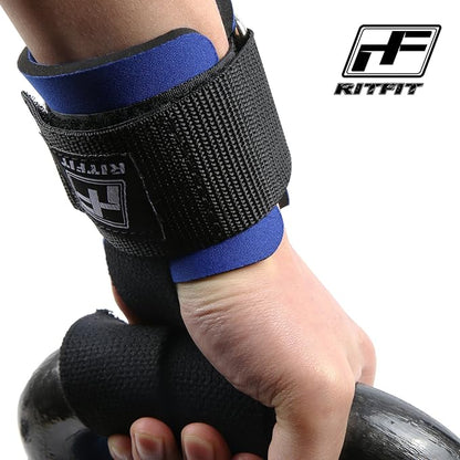 RitFit Lifting Wraps, Wrist Straps for Weightlifting, Wrist Support for Working Out, Bodybuilding, MMA, Powerlifting, Strength Training, Men & Women