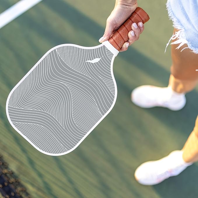 Inscribe Premium Pickleball Paddle – Lightweight, Durable Honeycomb Core, Vibrant Fiberglass Surface, Comfort Grip & Stylish Canvas Cover – Premium Pickleball Gear for Fun & Casual Play