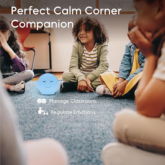 Breathing Pal 'Benny'- Mindfulness Breathing Light, Guided Visual Meditation Breathing Light, Anxiety Relief Items for Calm Down Corner/Meditation/Sleep for Adult&Kid