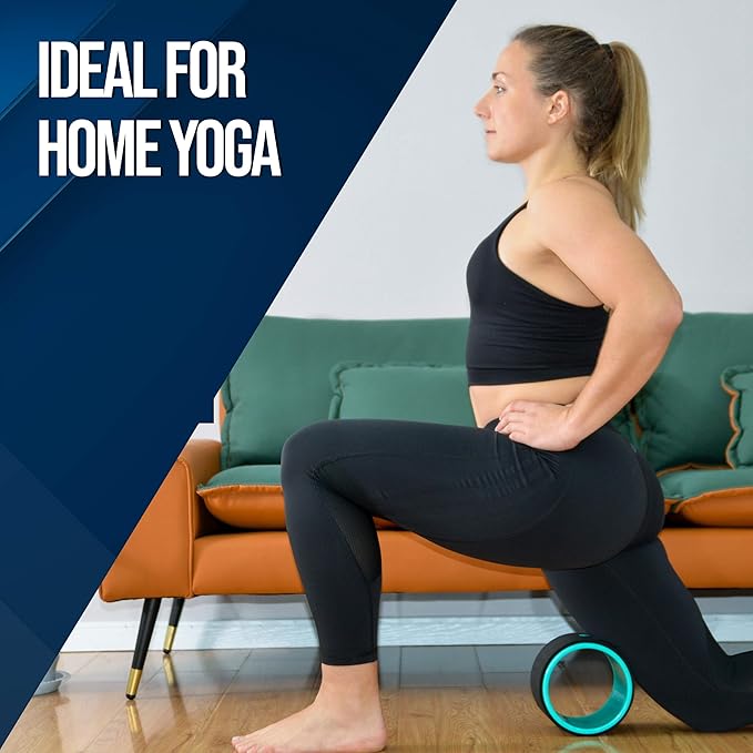 Yoga Wheel 3 Pack - Lose Weight, Get in Shape and Get Fit. Three pack Yoga Wheel Set. Home Exercise and Workout. Improve Posture