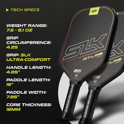 Selkirk Sport SLK Pickleball Paddles Set of 2 | Designed in The USA | Choose The SLK Neo Graphite, SLK Neo Fiberglass Pickleball Set or SLK Atlas Pickleball Bundle