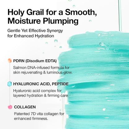 Anua PDRN 100 Hyaluronic Acid Pad, Glow-Plumping Korean Face Pad for Daily Skincare & Makeup Prep, Dual-Sided Toner for Radiant Skin & Deep Hydration, Korean Skin Care (180ml, 60 Pads)