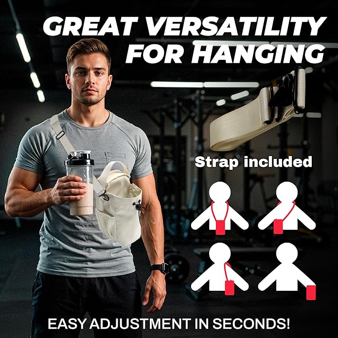 Magnetic Bag Gym – Magnet Gym Duffel, Sports Tote with Magnetic Closure, Magnetic Bottle Bag for Gym, Travel Fitness