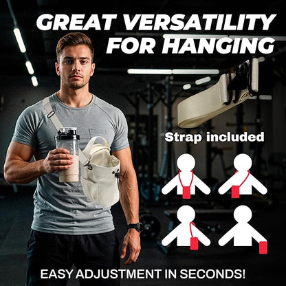 Magnetic Bag Gym – Magnet Gym Duffel, Sports Tote with Magnetic Closure, Magnetic Bottle Bag for Gym, Travel Fitness