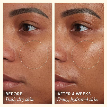 Beekman 1802 Oh Mega Milk Facial Oil - Hydrating Vitamin C & Niacinamide Serum - Repairs Skin Barrier & Reduces Dark Spots From Aging - Fragrance Free, Sensitive Skin Safe