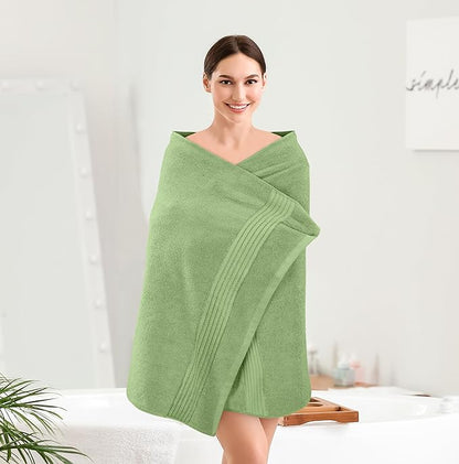 Utopia Towels 4 Pack Bath Towels Set, (27 x 54 Inches) 100% Ring Spun Cotton, Quick Dry, Highly Absorbent, Soft Feel Towels, Perfect for Daily Use (Sage Green)
