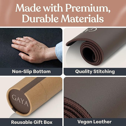 GAYA Grounding Mat for Feet, Sleep Improvement, Back Pain Relief, Muscle Relaxation & Stress, Earthing Pads for Bed, Ground for Desk, Earth Mats, Bedding Pad (24''X16'')