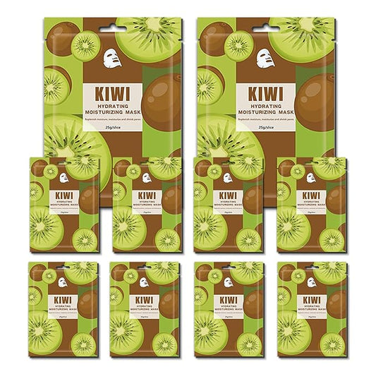 Face Masks Skincare,Hydrating Sheet Masks,Collagen Night Wrapping Mask,Facial Mask for Men&Women,with Collagen Essence and Fruit Extracts,Nourishing and Moisturizing for All Skin Types 10 Pack B6