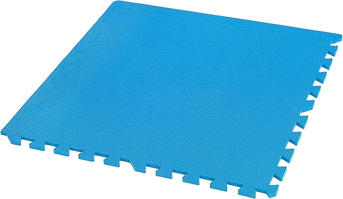 IncStores Fitness Foam Flooring Tiles | Low-Profile Interlocking Foam Tiles for Lightweight Floor Protection in Your Home Gym, Playroom, and More