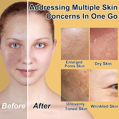 Skin Care Set for Women Teen - Hydrating & Anti-Aging Facial Routine Skincare Products Gift Set,Cleanser,Toner,Retinol Serum,Niacinamide Hyaluronic Acid Serum & Face Cream - Gifts for Women Christmas