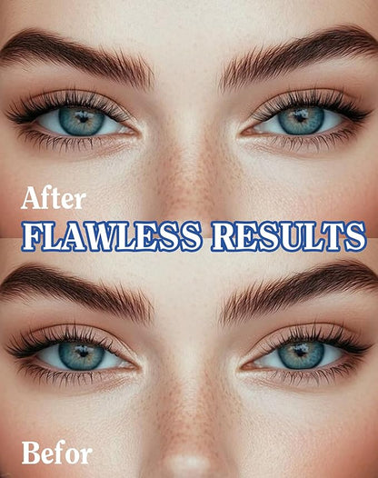 Natural Lashes Natural Look Wispy Eyelashes Flared Strip Eyelash False Eye Lash Soft Eyelashes Pack 7 Pairs 13MM D75