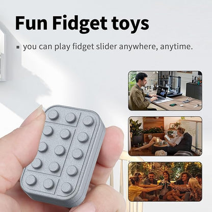 Fidget Toys Adults Metal Fidget Slider Magnetic EDC Haptic Fidget Toys for Adults