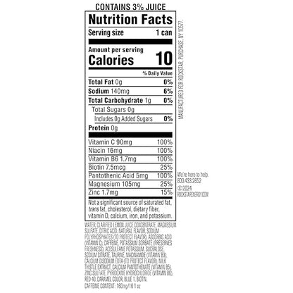 Rockstar Recovery Non-Carbonated Energy Drink, Berryade, 16 fl oz Cans, (12 Pack), Hydration // Mind-Body Energy,160mg Caffeine, B Vitamins, Electrolytes