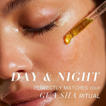 VRAIKO Gua Sha Face Oil Serum | 1st High-Altitude Calanthe Orchid Product | Detox, Plump, Anti-Oxidant, Soothing | Alpine Botanic, Cruelty Free, Natural, 1 fl oz