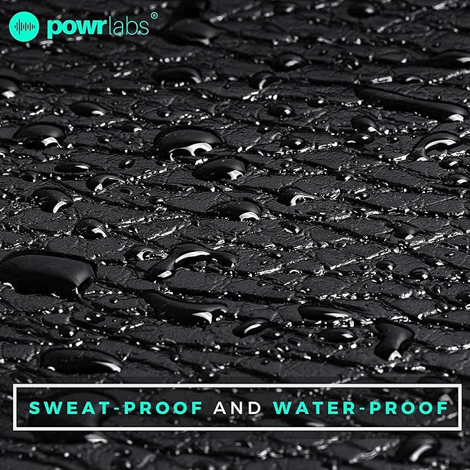 Powr Labs Bike Mat Compatible with Peloton, Treadmill, Exercise Equipment, Elliptical, Walking Pad, Indoor Bike Trainers, Home Gym Workout - Protects Hardwood Floors and Carpet
