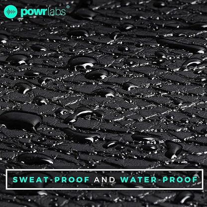 Powr Labs Bike Mat Compatible with Peloton, Treadmill, Exercise Equipment, Elliptical, Walking Pad, Indoor Bike Trainers, Home Gym Workout - Protects Hardwood Floors and Carpet