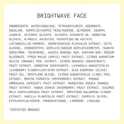 Kinship Brightwave Brightening 10% Vitamin C Serum for Face | Peptide Serum Dark Spot Corrector | Vegan Collagen Anti Aging Skincare | Smooth Fine Lines | Reduce Wrinkles (1 Fl Oz)