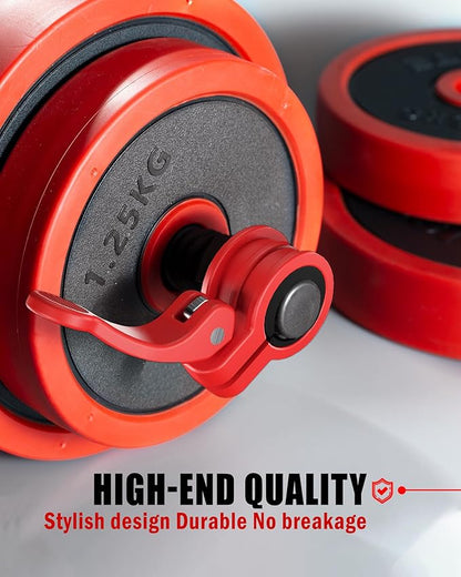 Mini Pro Barbell Clips 1 inch I Multi-Size Adjustable Barbell Collar I 1 inch Barbell ClampsIQuick Release Weight Clips Pair of Locking for Dumbbell Bar
