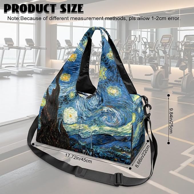 Yoga Mat Bag for Women Men Large Carryall Tote with Adjustable Shoulder Strap for Gym Yoga Travel Pilates Office