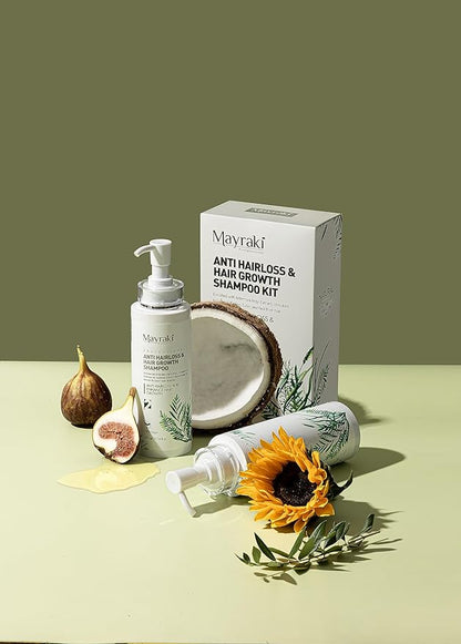 Mayraki Anti Hair Loss & Volumizing Shampoo Kit for Color-Treated Hair |Clarifying Growth Shampoo For Fuller, Thicker Hair | 300 ml | 10.14 fl.oz x2