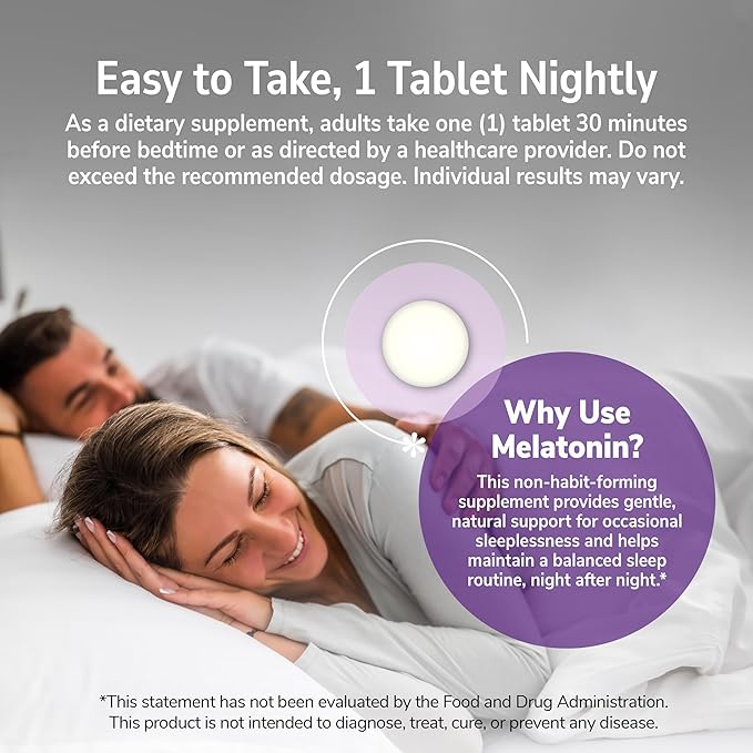 21st Century Melatonin 5 mg Tablets, 120 Count